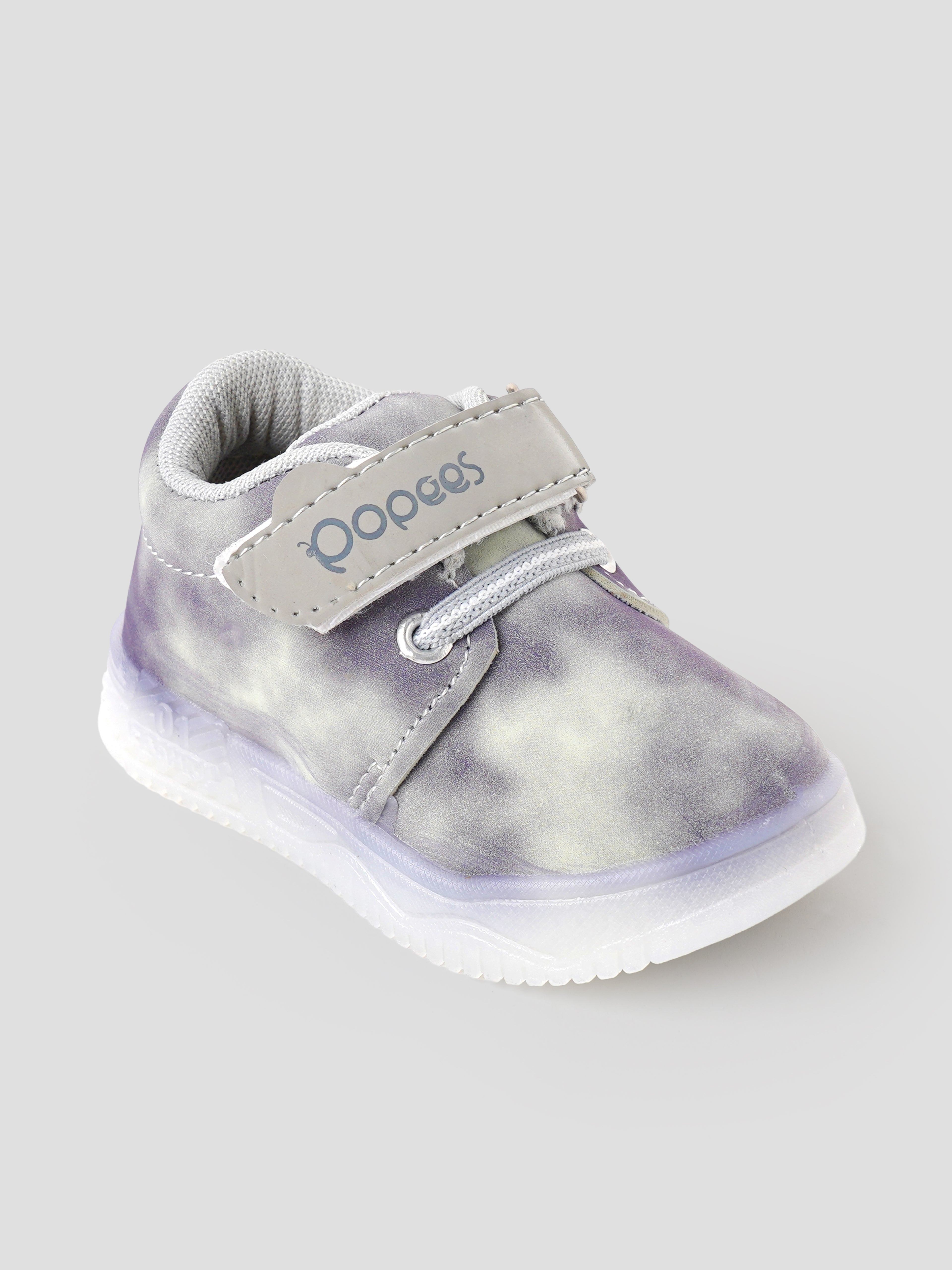 Popees Baby Unisex Stylish Velcro Strap Shoes with Soft Cushioned Interior & Comfortable Sole for Infants and Toddlers