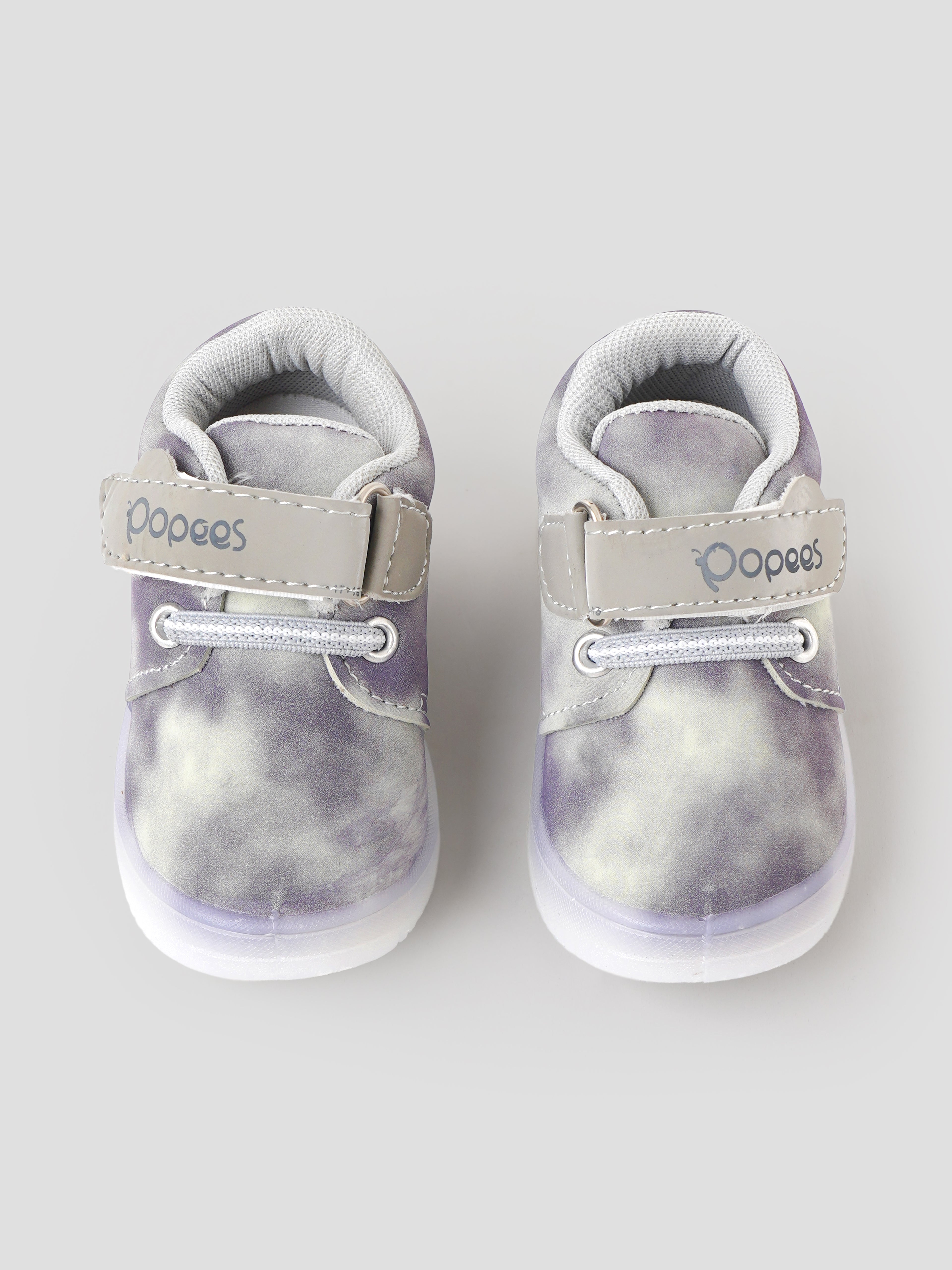 Popees Baby Unisex Stylish Velcro Strap Shoes with Soft Cushioned Interior & Comfortable Sole for Infants and Toddlers