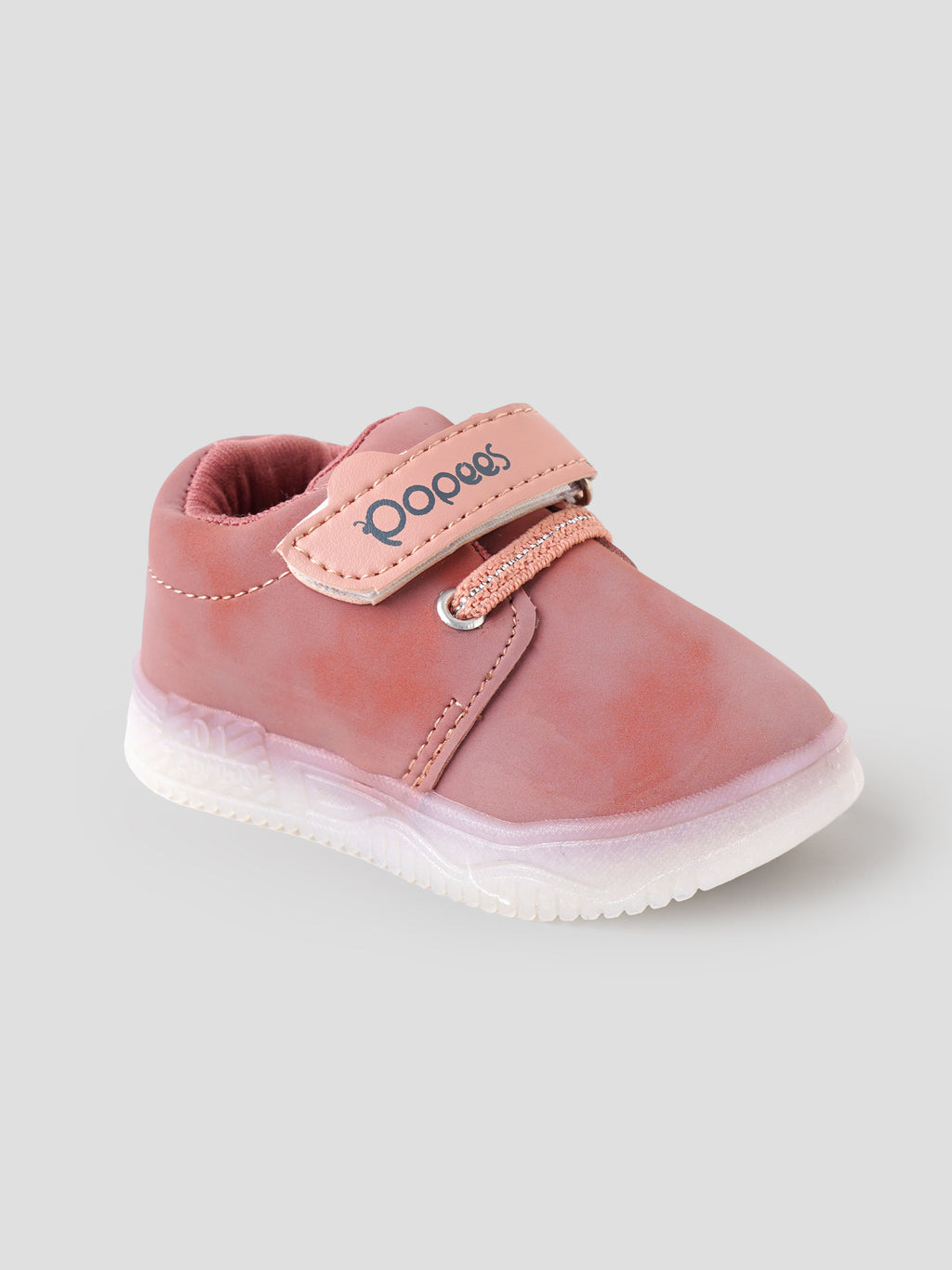 Popees Baby Unisex Soft & Stylish Velcro Strap Shoes with Comfortable Fit | Casual Baby Shoes for Boys & Girls