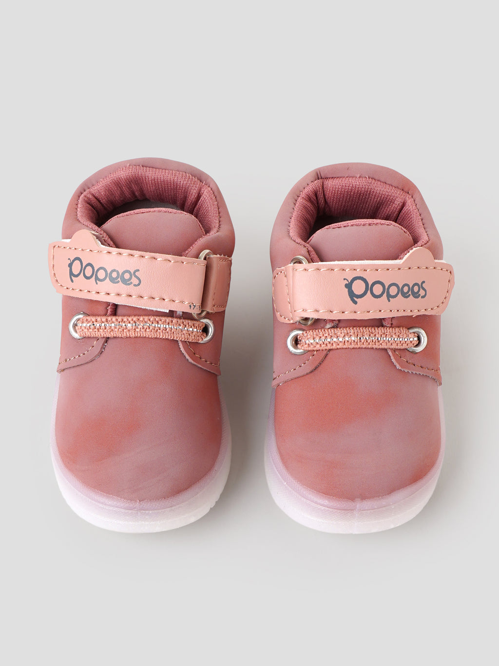 Popees Baby Unisex Soft & Stylish Velcro Strap Shoes with Comfortable Fit | Casual Baby Shoes for Boys & Girls