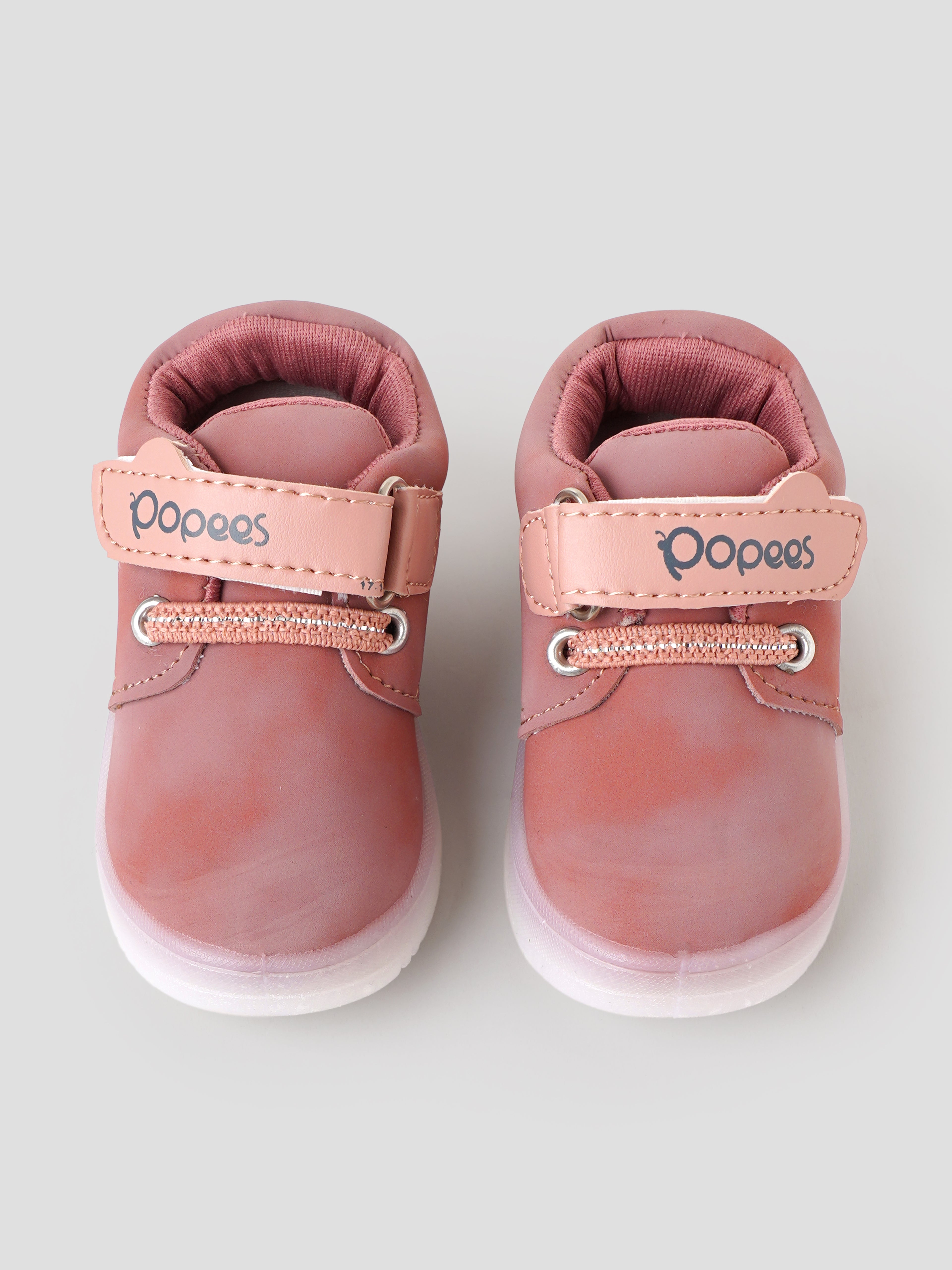 Popees Baby Unisex Soft & Stylish Velcro Strap Shoes with Comfortable Fit | Casual Baby Shoes for Boys & Girls