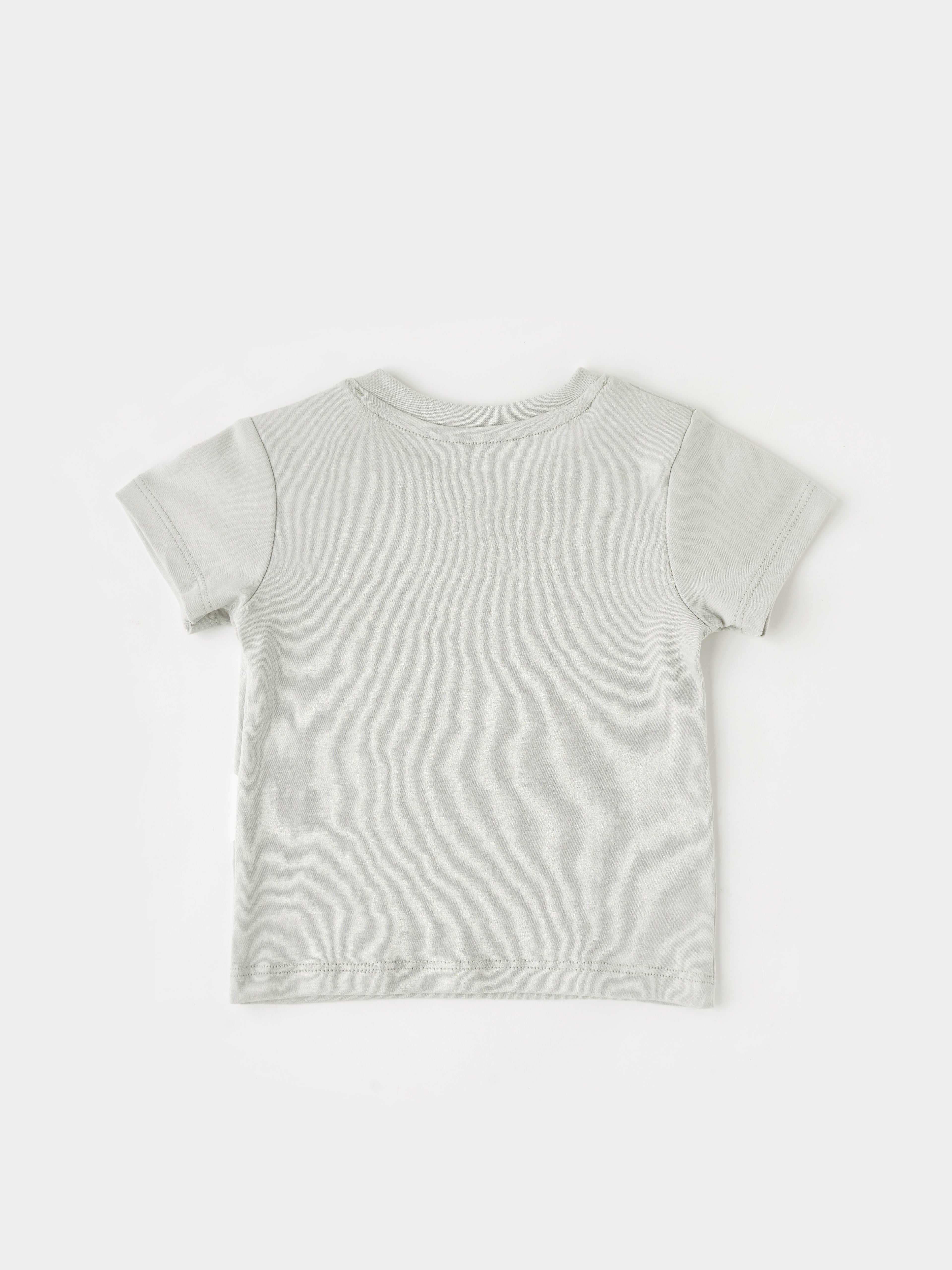 Popees Half-Sleeve Shoulder Open Tshirt for Baby Boys (3-24 Months) Made of Cotton Rich Fabric