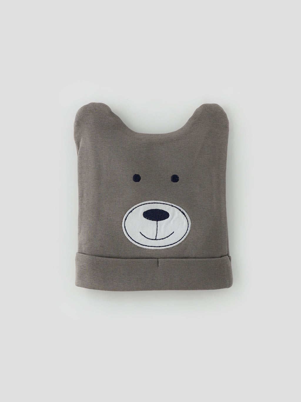 Popees Adorable Bear Face Winter Cap for Babies – Soft Fleece, Warm & Cozy Hat for Babies