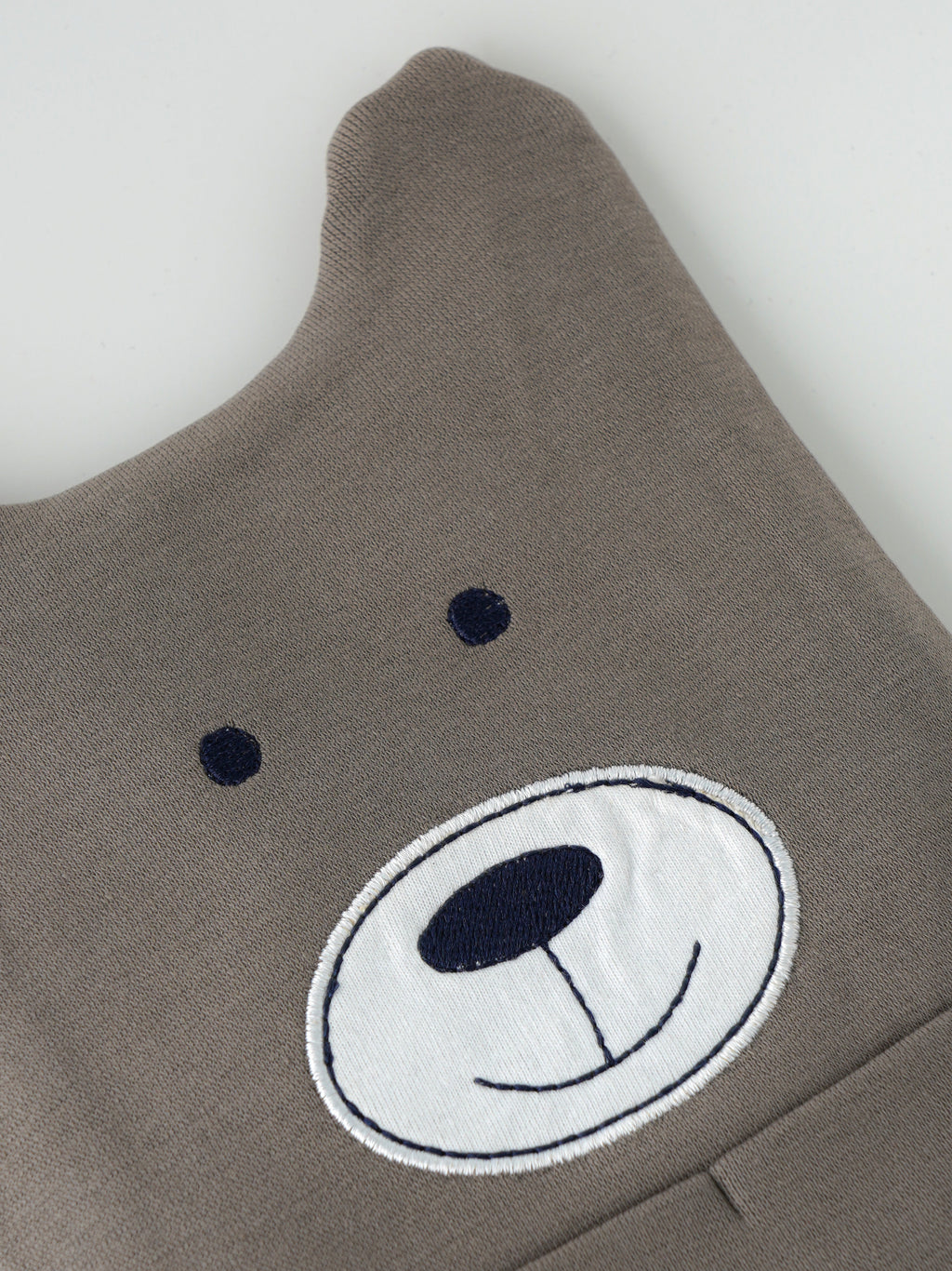 Popees Adorable Bear Face Winter Cap for Babies – Soft Fleece, Warm & Cozy Hat for Babies
