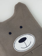 Popees Adorable Bear Face Winter Cap for Babies – Soft Fleece, Warm & Cozy Hat for Babies
