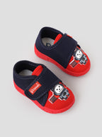 Popees Baby Unisex Soft & Stylish Casual Shoes with Comfortable Fit | Velcro Strap Shoes with Cute Astronaut Design for Baby Boys & Girls
