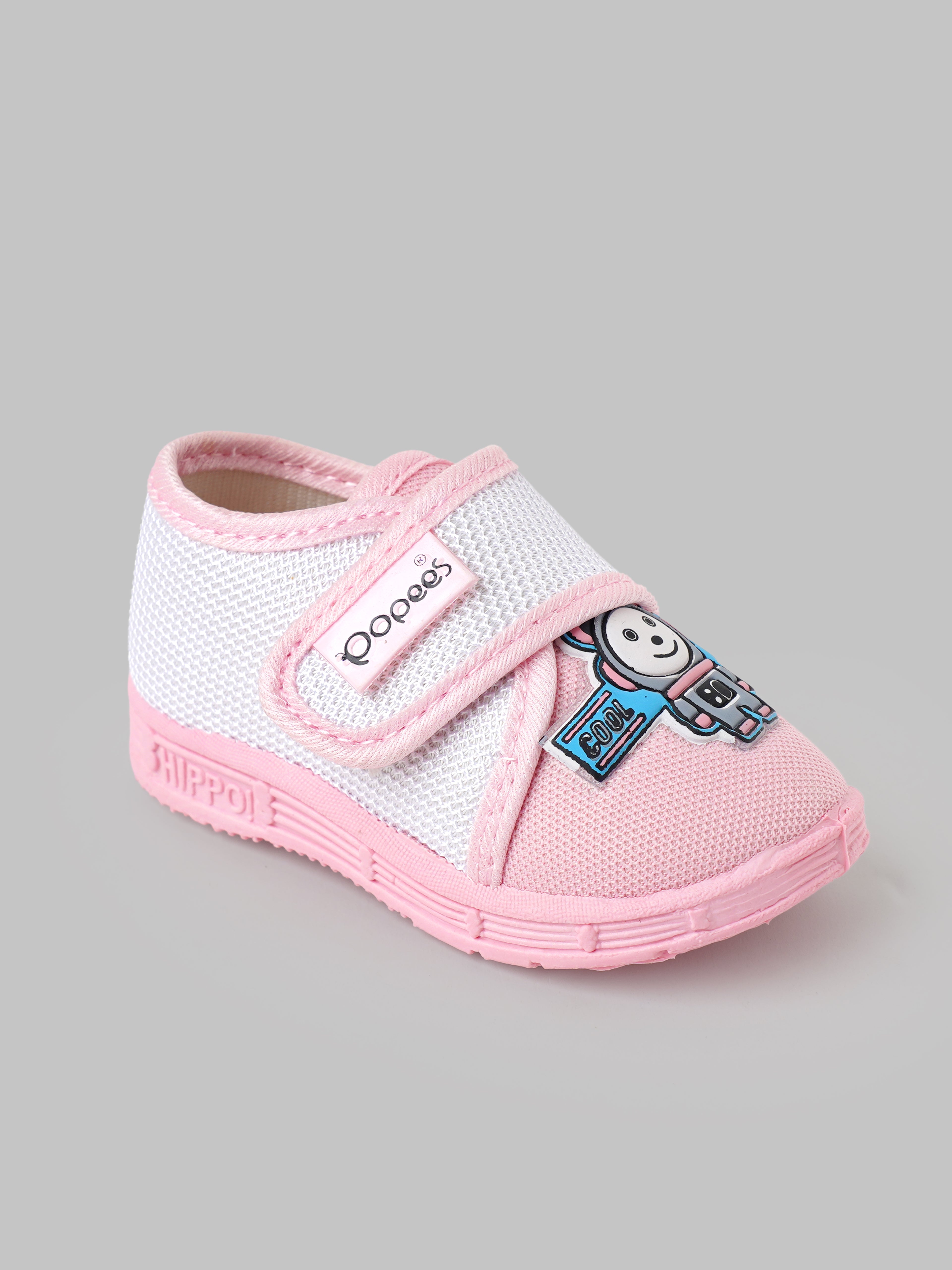 Popees Baby Unisex Soft & Stylish Velcro Strap Shoes with Comfortable Fit | Casual Baby Shoes for Boys & Girls