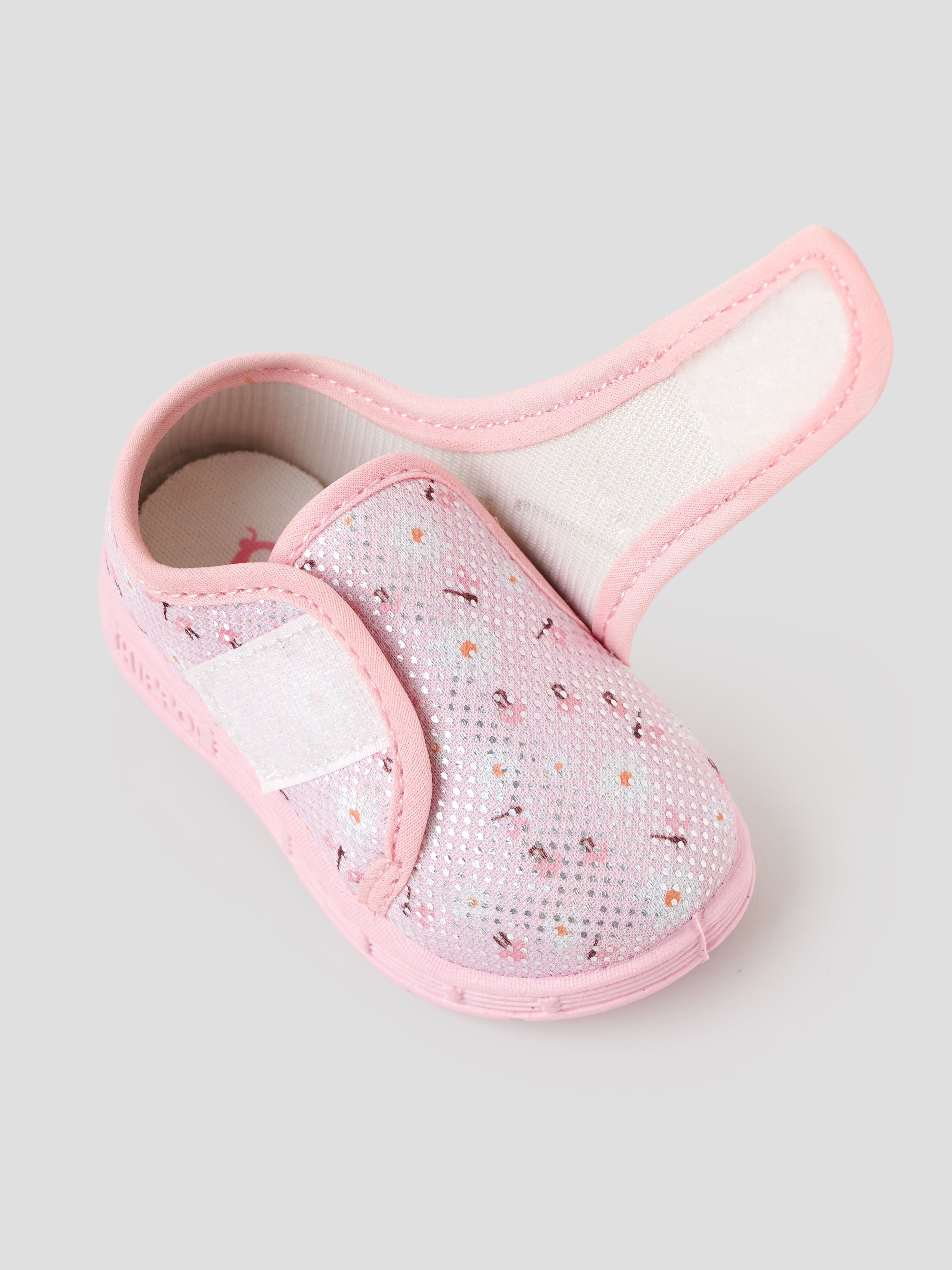 Popees Baby Unisex Soft & Stylish Pink Baby Shoes | Lightweight Mesh Shoes with Velcro Closure | Comfortable Footwear for Boys & Girls