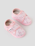 Popees Baby Unisex Soft & Stylish Pink Baby Shoes | Lightweight Mesh Shoes with Velcro Closure | Comfortable Footwear for Boys & Girls