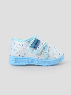 Popees Baby Unisex Soft & Stylish Shoes | Lightweight Blue Mesh Shoes with Velcro Closure for Baby Boys & Girls