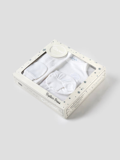 Popees 5-Piece Cotton Baptism Set for Newborn Baby Girls