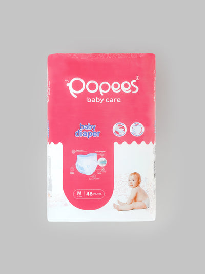 Popees Premium Comfort Pant Diaper | Jumbo Pack | New Design with Extra Soft Touch, Airy Breathable Layers & Leak-Lock Technology